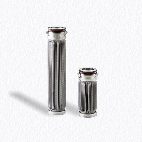 Cartucho de filtro plisado de acero inoxidable
