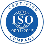 ISO 9001:2015 certified company for high performance fluid gas filtration systems