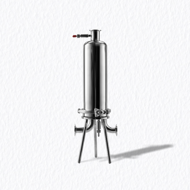Vista completa de la carcasa del filtro de l&iacute;quido de acero inoxidable industrial - Loong Filtration